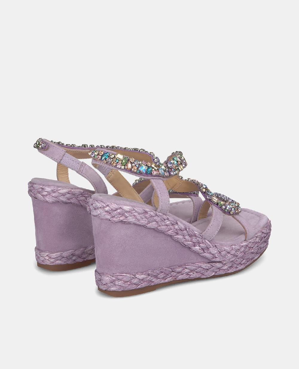 Alma en pena SANDALIA CON TACÓN CUÑA Mejor oferta