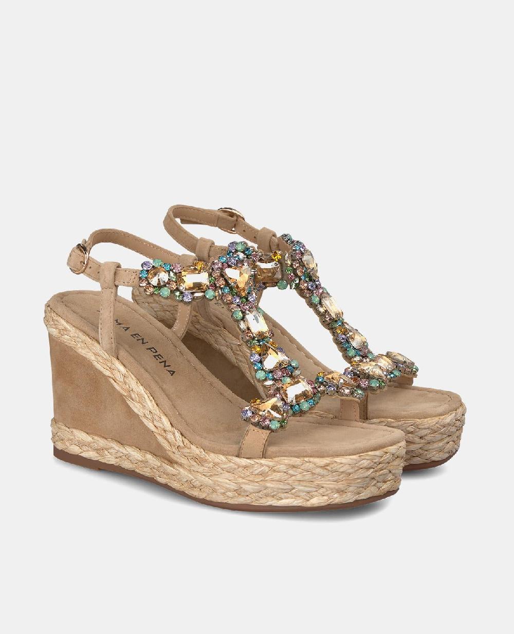 Alma en pena SANDALIA CUÑA ALTA Oferta especial