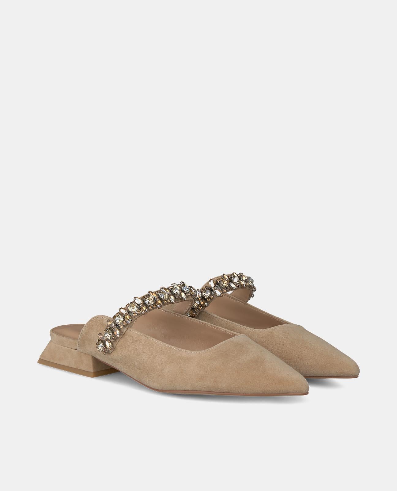 Alma en pena ZAPATO PLANO TIRA PEDRERÍA En oferta