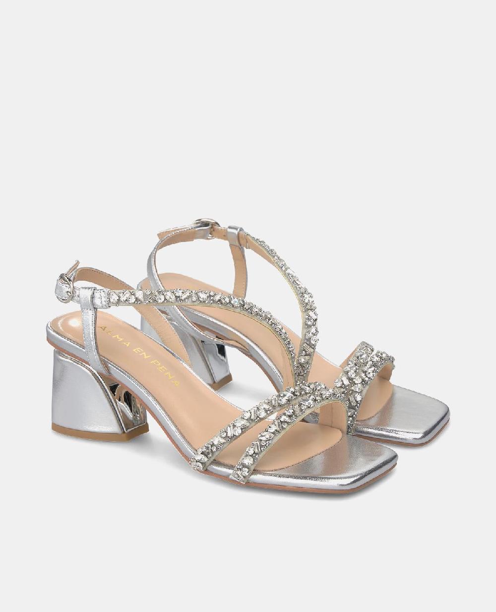 Alma en pena SANDALIA TIRAS PEDRERÍA Gran oferta