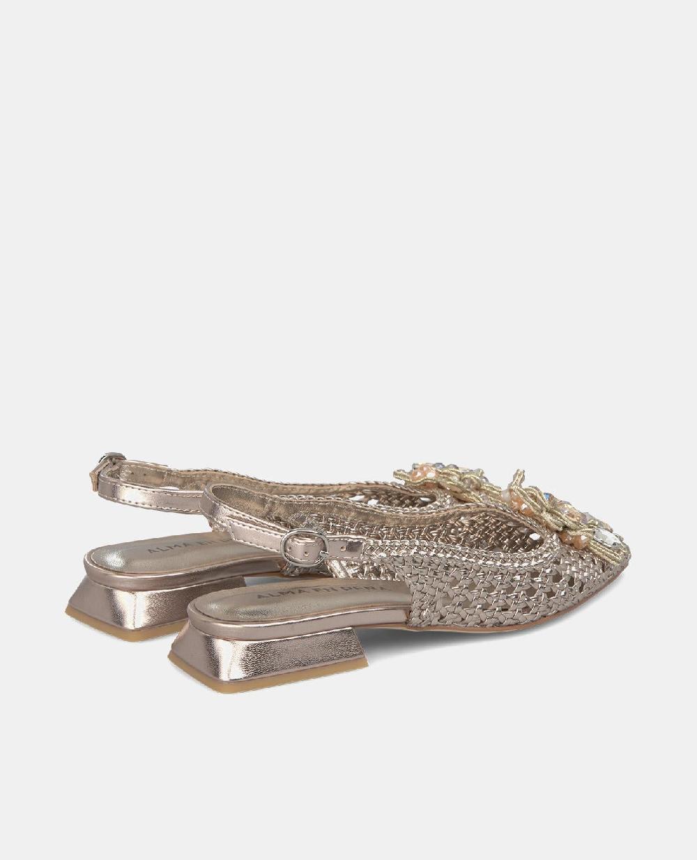 Alma en pena ZAPATO PLANO RAFIA PEDRERÍA Últimos 3 días