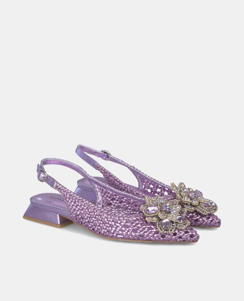 Alma en pena ZAPATO PLANO RAFIA PEDRERÍA COMPRAR AHORA