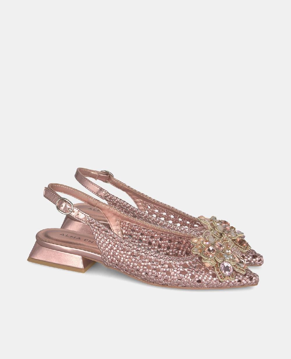 Alma en pena ZAPATO PLANO RAFIA PEDRERÍA Solo hoy