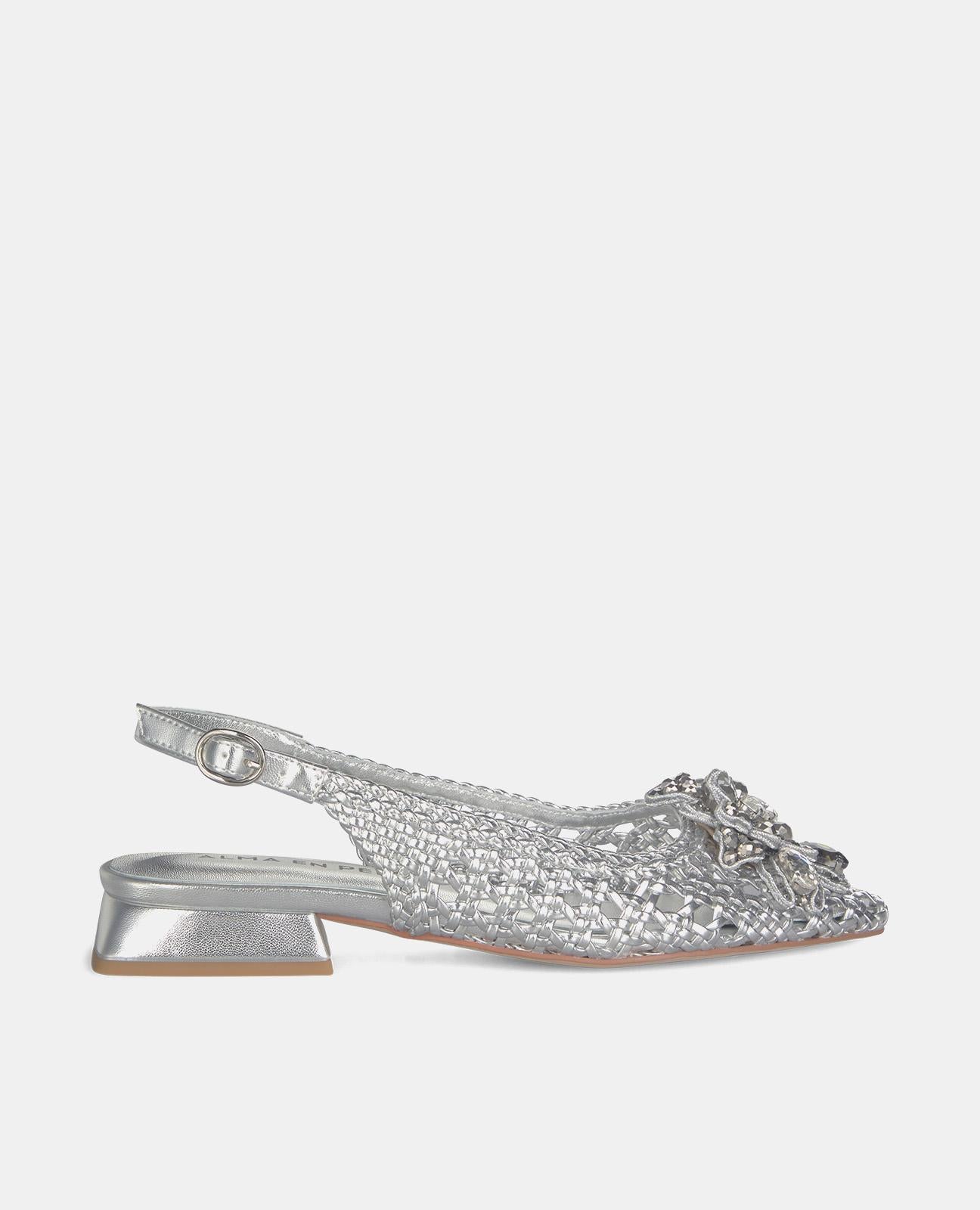 Alma en pena ZAPATO PLANO RAFIA PEDRERÍA Oferta especial de fábrica