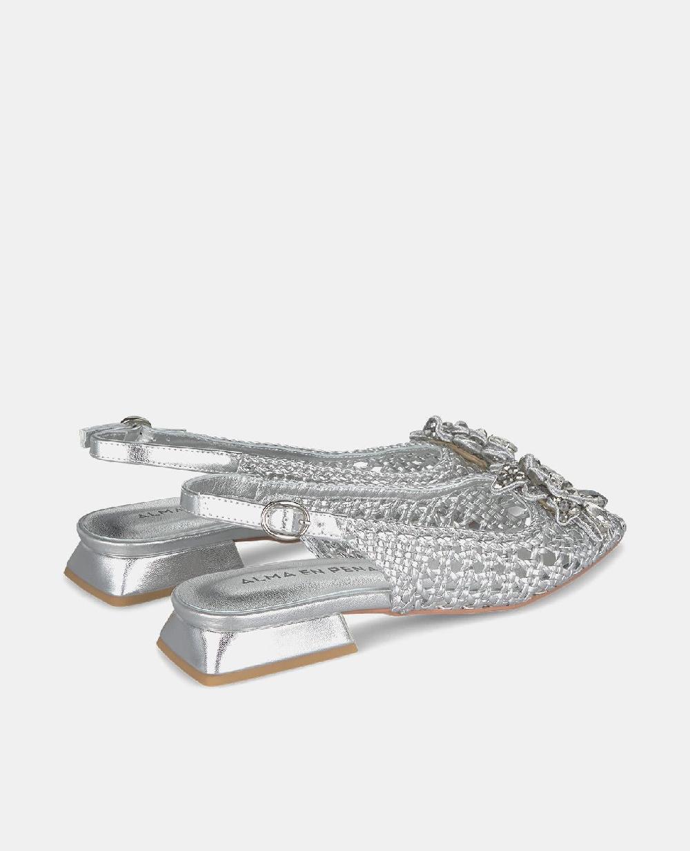 Alma en pena ZAPATO PLANO RAFIA PEDRERÍA Oferta especial de fábrica