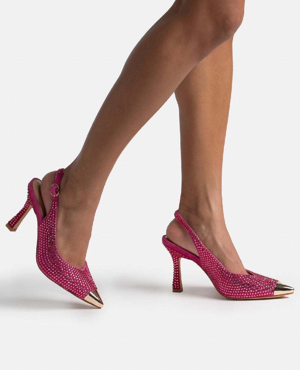 Alma en pena ZAPATO TACÓN PUNTERA METALIZADA Liquidación