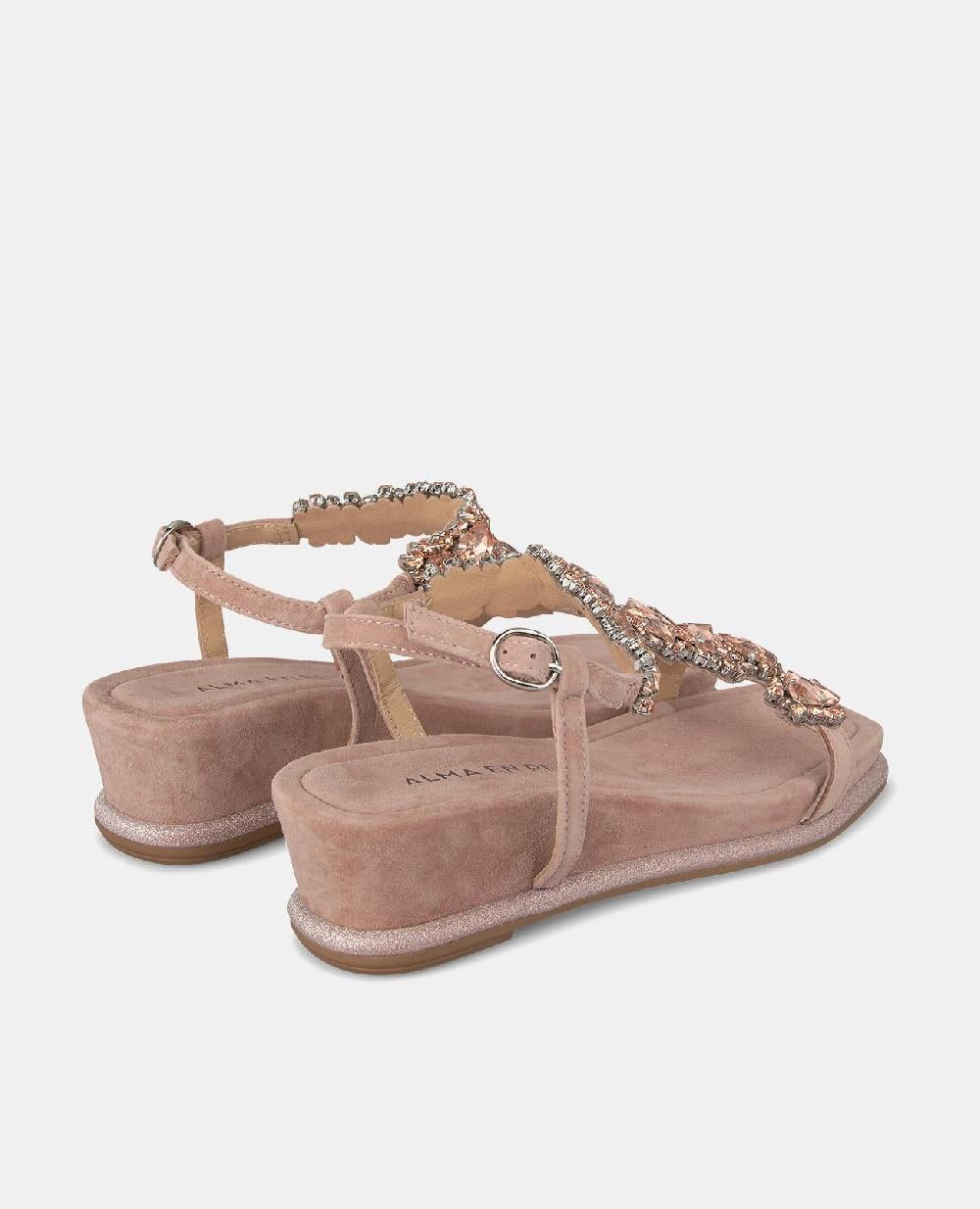 Alma en pena SANDALIA TIPO CUÑA PEDRERÍA Ofertas