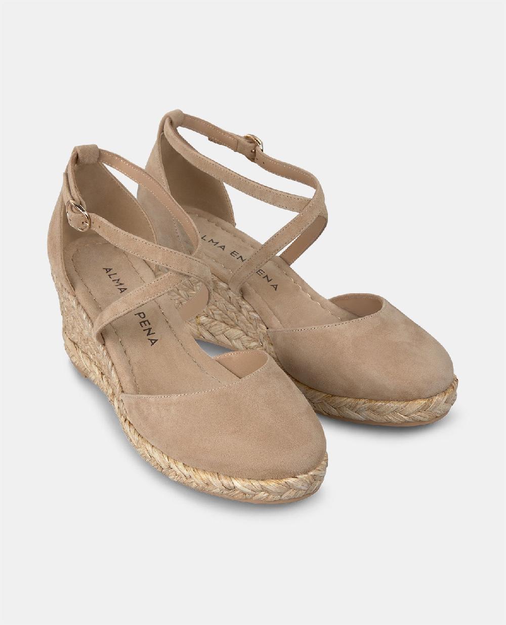 Alma en pena ZAPATO CUÑA TIRAS CRUZADAS Envío gratis