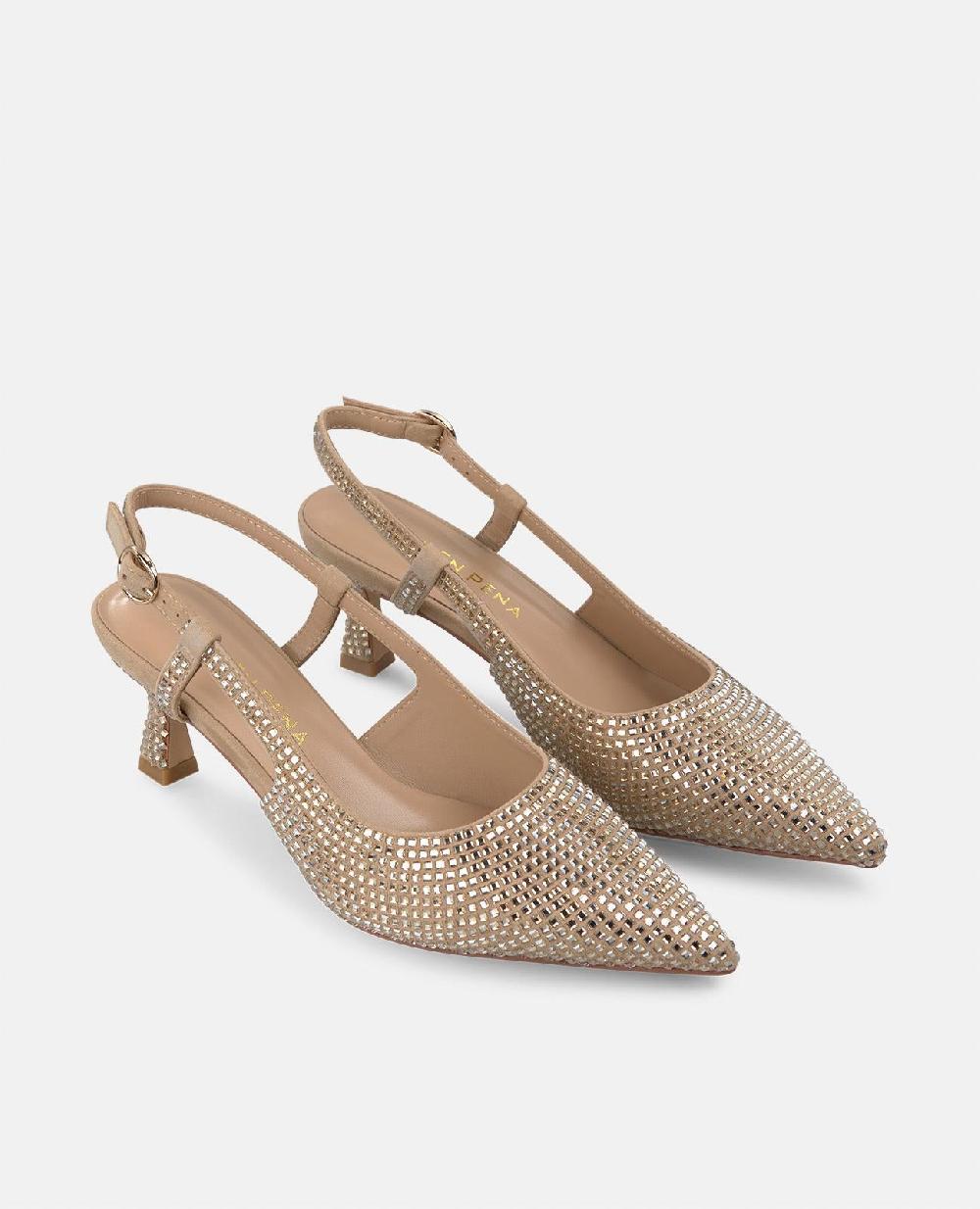 Alma en pena ZAPATO KITTEN CON PEDRERÍA Libre de impuestos