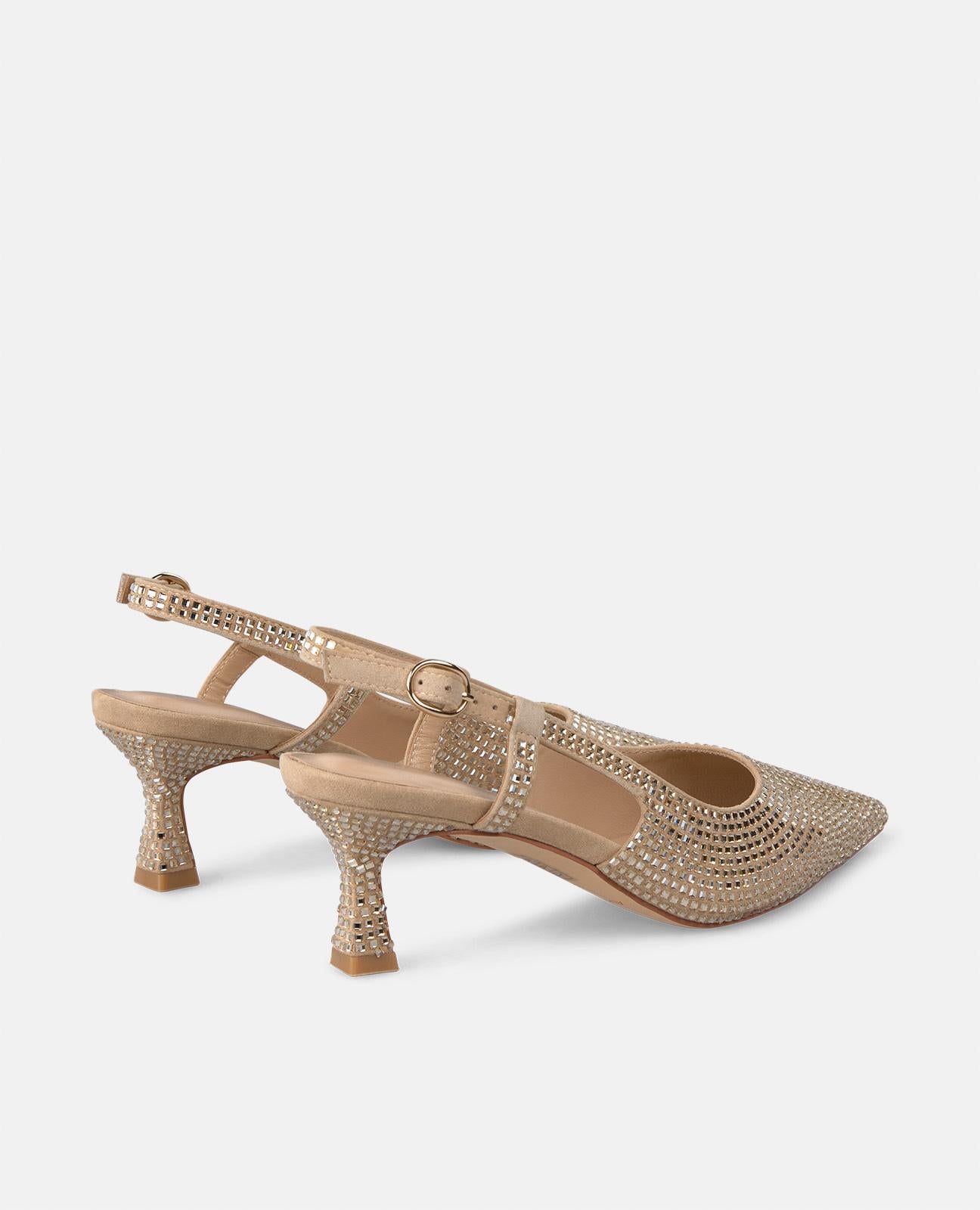 Alma en pena ZAPATO KITTEN CON PEDRERÍA Libre de impuestos
