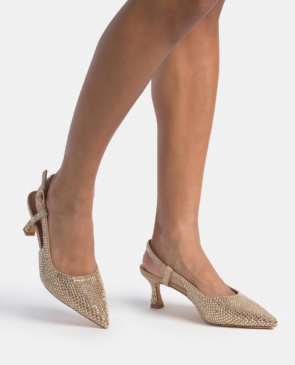Alma en pena ZAPATO KITTEN CON PEDRERÍA Libre de impuestos