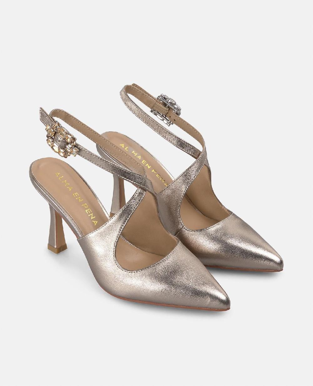 Alma en pena ZAPATO TACÓN TIRA ENTRELAZADA En oferta