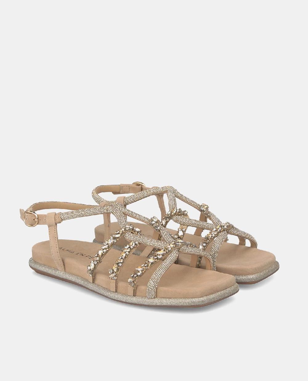 Alma en pena SANDALIA PLANA ENTRELAZADA HEBILLA Rebajas top