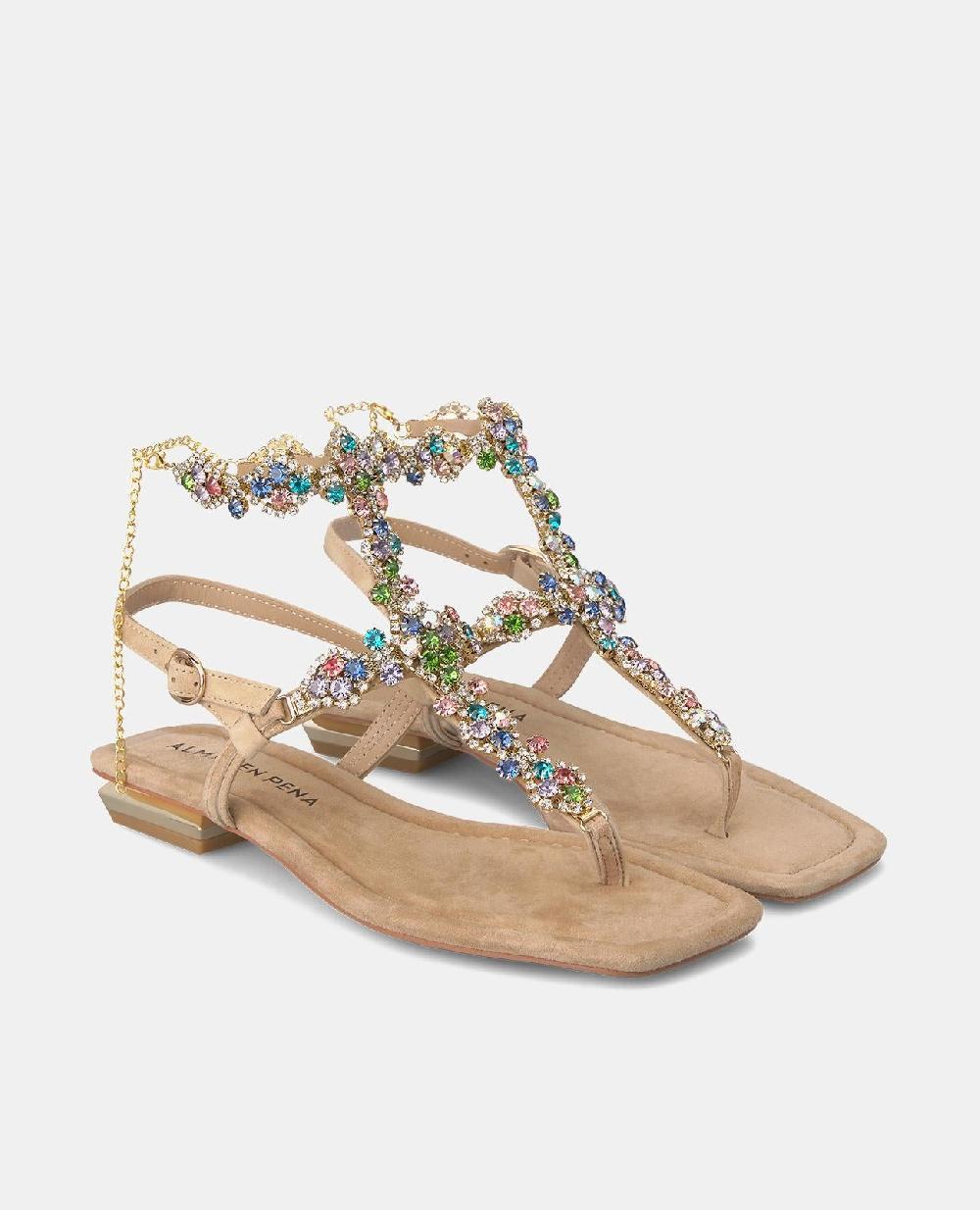 Alma en pena SANDALIA PLANA PULSERA TOBILLO Liquidación