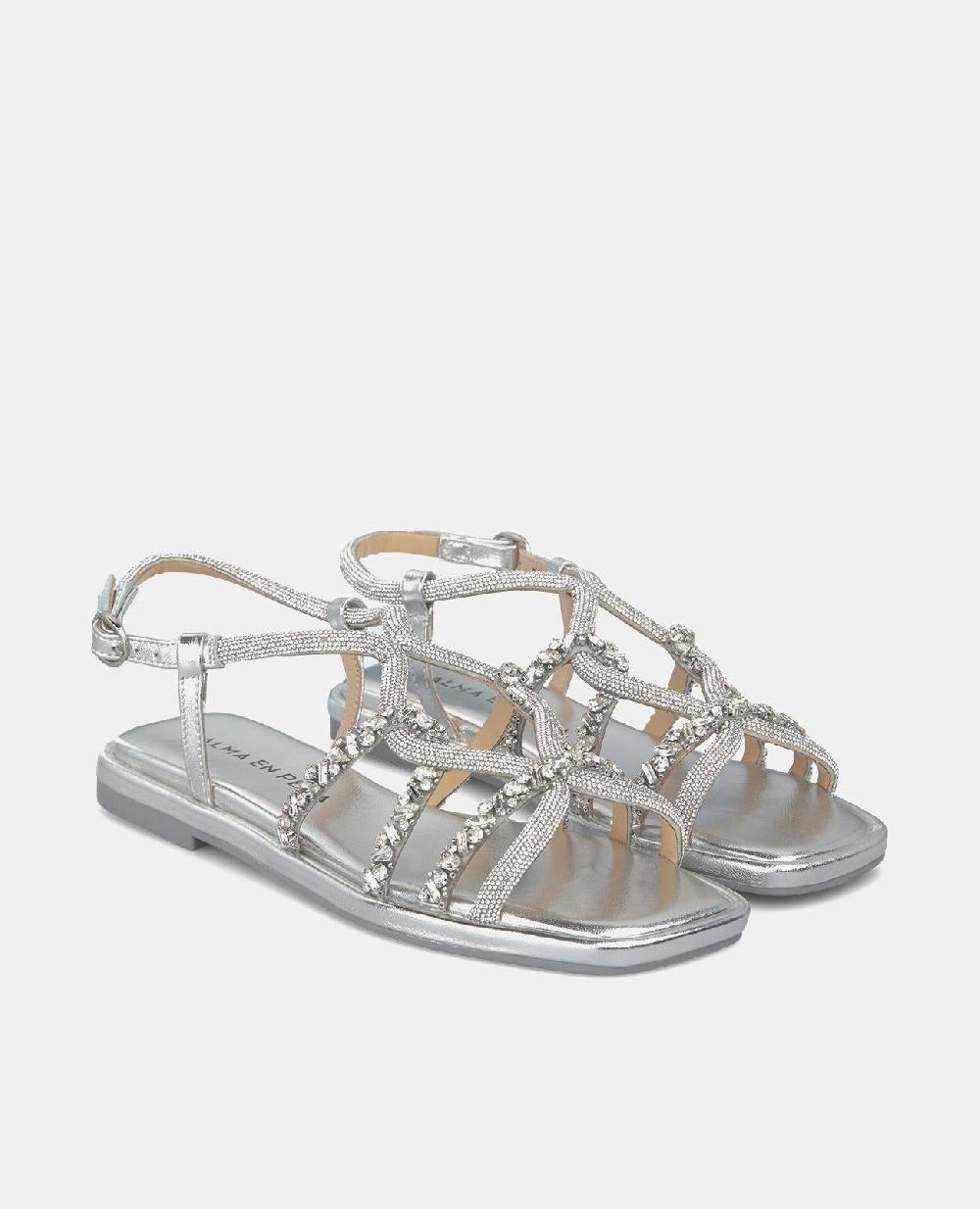 Alma en pena SANDALIA TRENZADA PEDRERÍA Oferta exclusiva