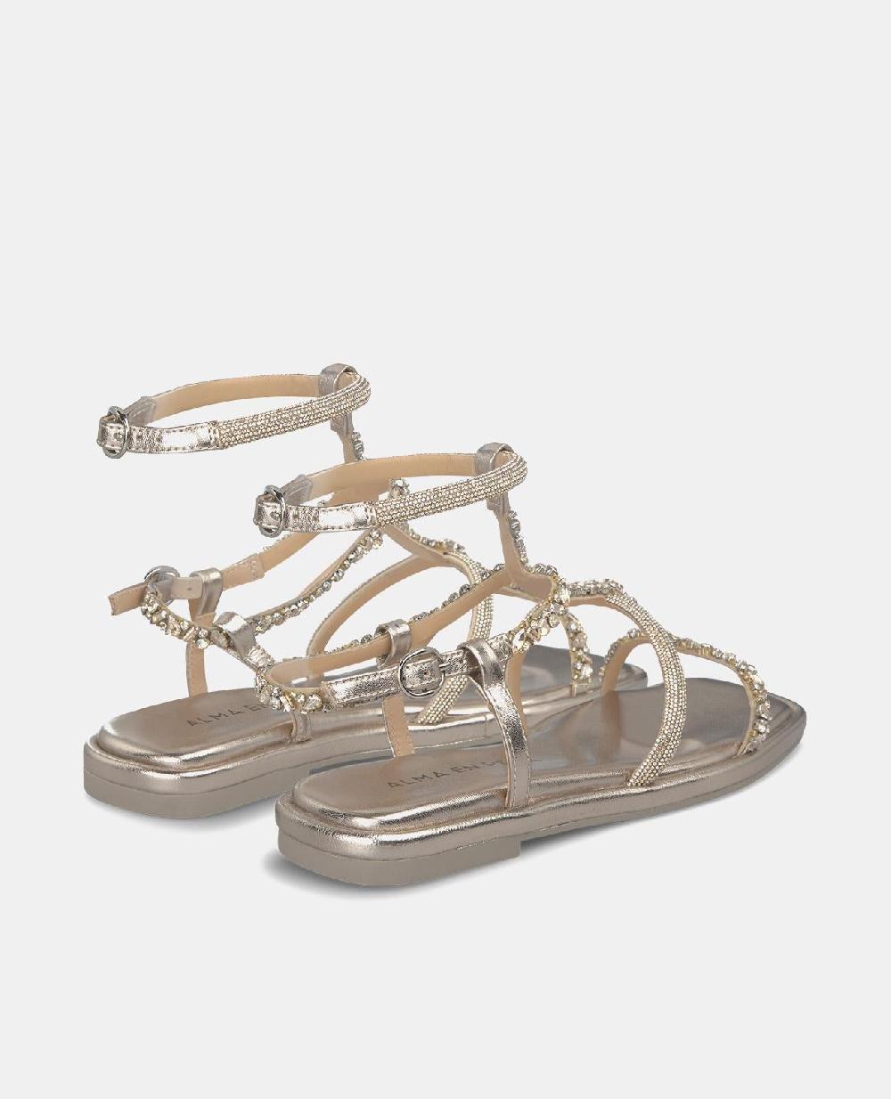 Alma en pena SANDALIA PLANA PULSERA DOBLE Ofertas de temporada