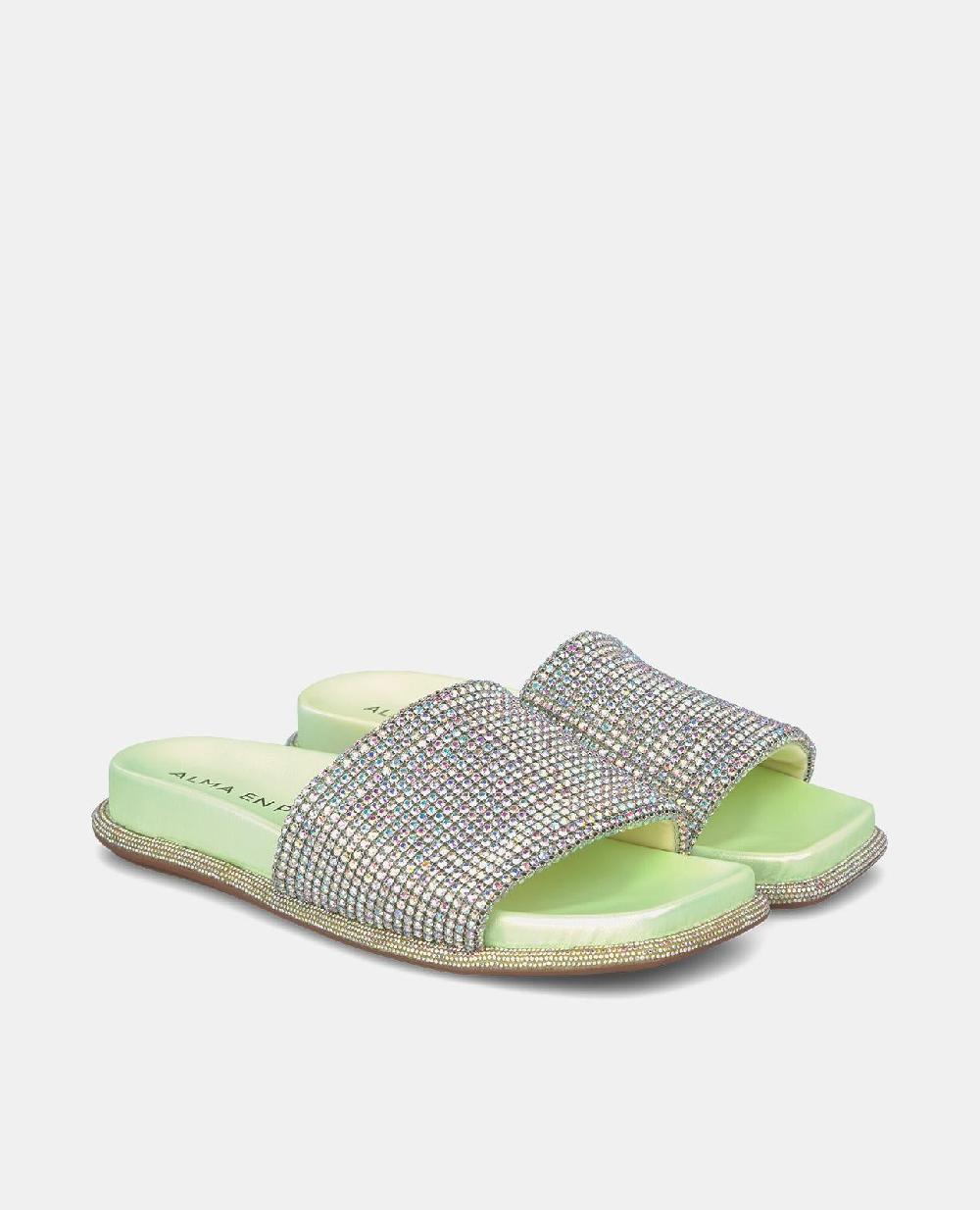 Alma en pena SANDALIA PLANA TIRA STRASS Outlet