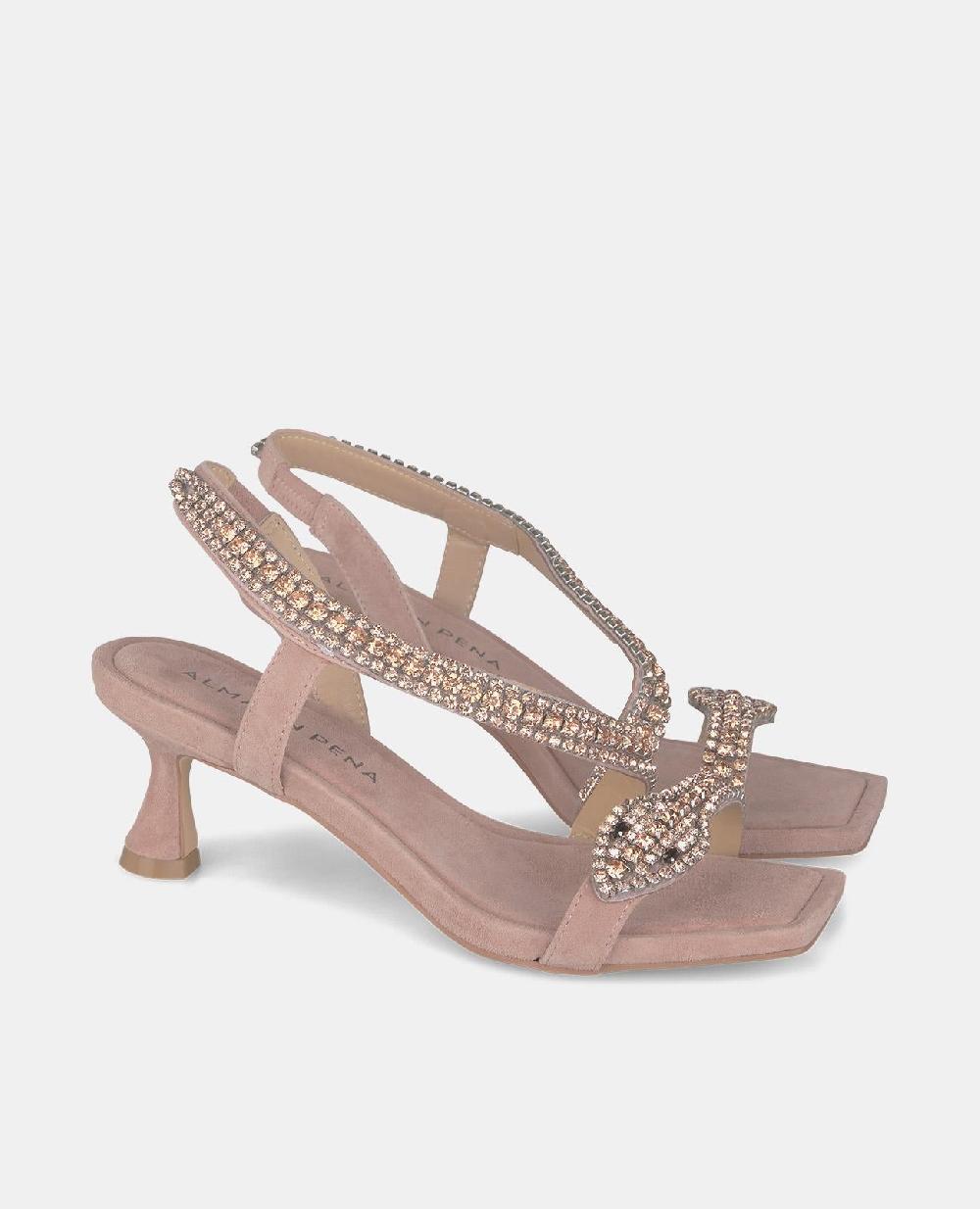 Alma en pena SANDALIA TACÓN BAJO SERPIENTE Mejor oferta