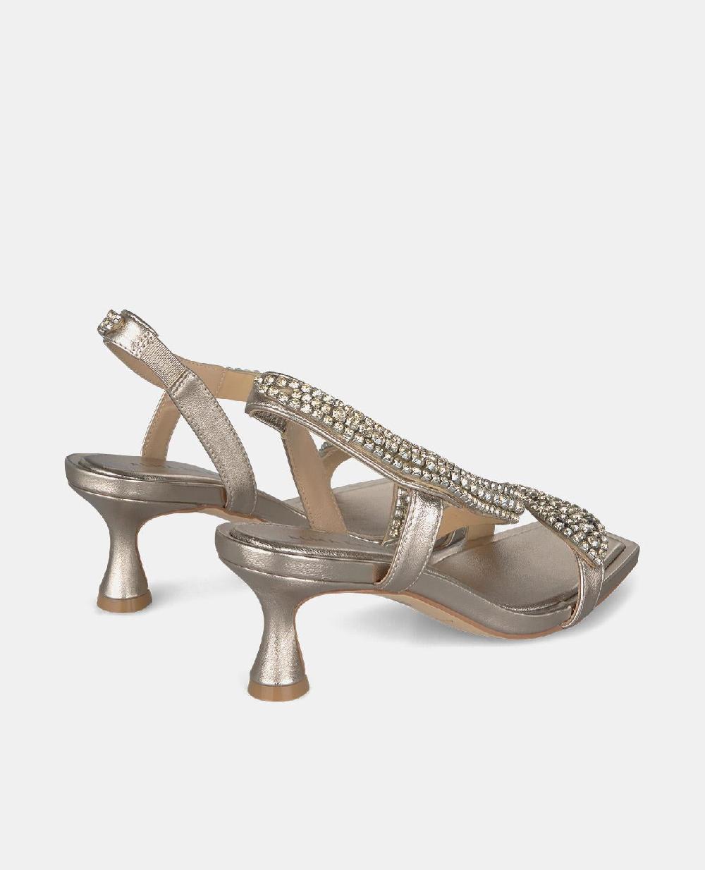 Alma en pena SANDALIA TACÓN BAJO SERPIENTE Rebajas online