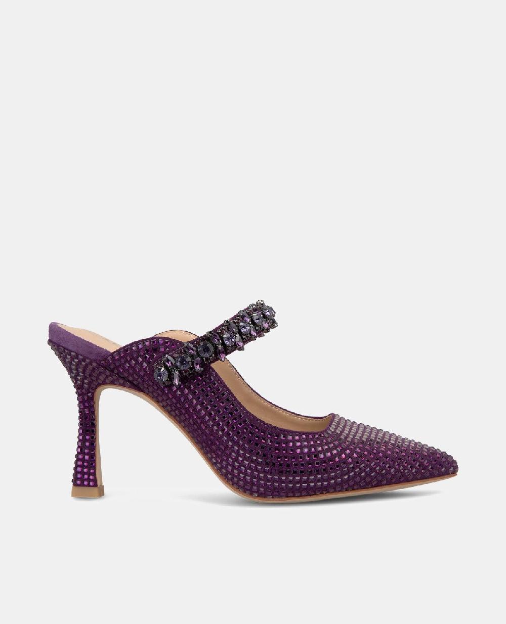 Alma en pena ZAPATO TACÓN DESTALONADO PEDRERÍA Ofertas especiales