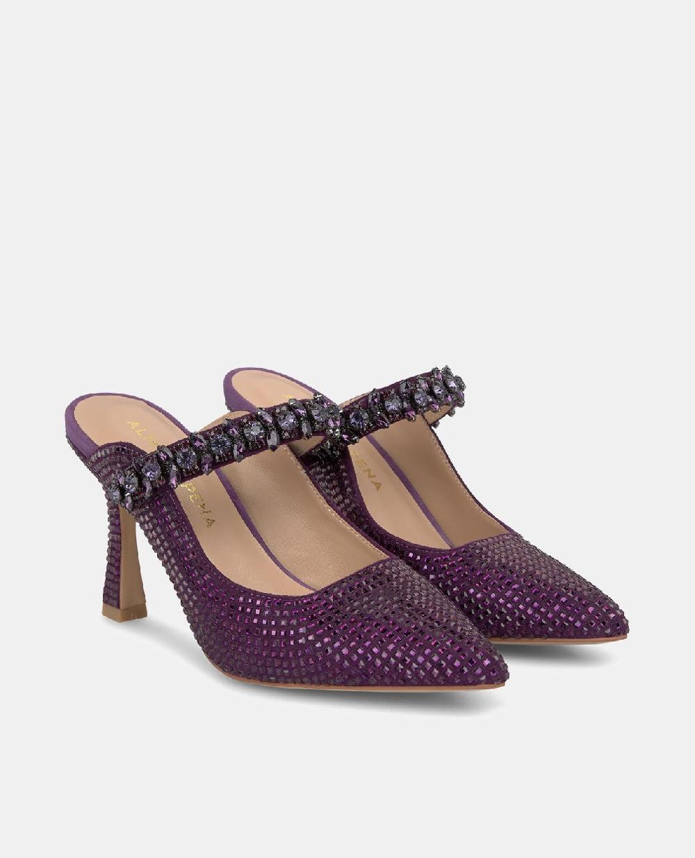 Alma en pena ZAPATO TACÓN DESTALONADO PEDRERÍA Ofertas especiales