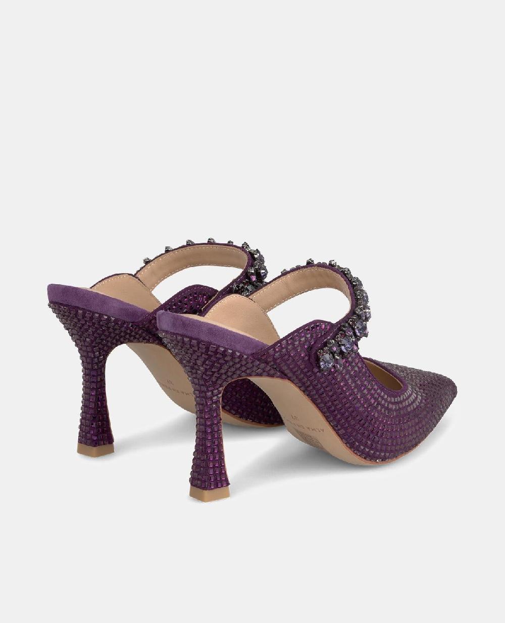 Alma en pena ZAPATO TACÓN DESTALONADO PEDRERÍA Ofertas especiales