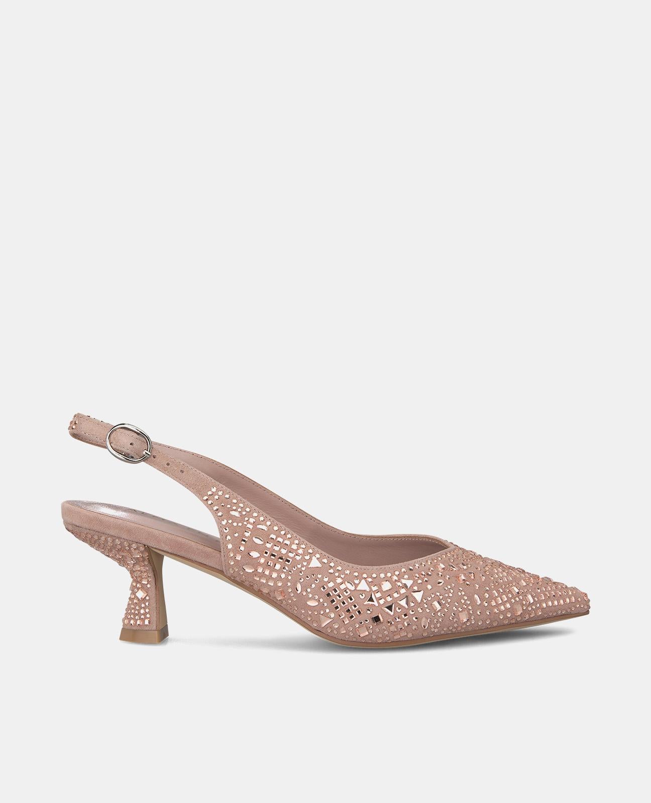 Alma en pena ZAPATO TACÓN CHUPETE CRISTALES