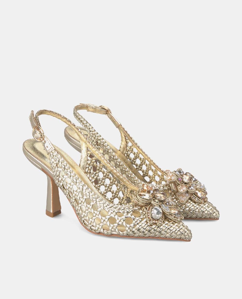 Alma en pena ZAPATO TACÓN FLOR Ahorra y exporta