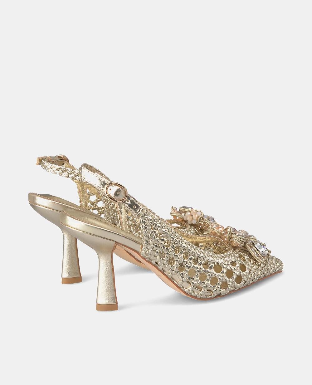 Alma en pena ZAPATO TACÓN FLOR Ahorra y exporta