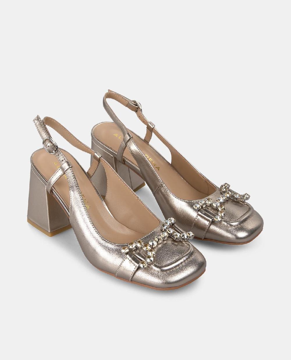 Alma en pena ZAPATO TACÓN DESTALONADO ESTRIBO Última moda