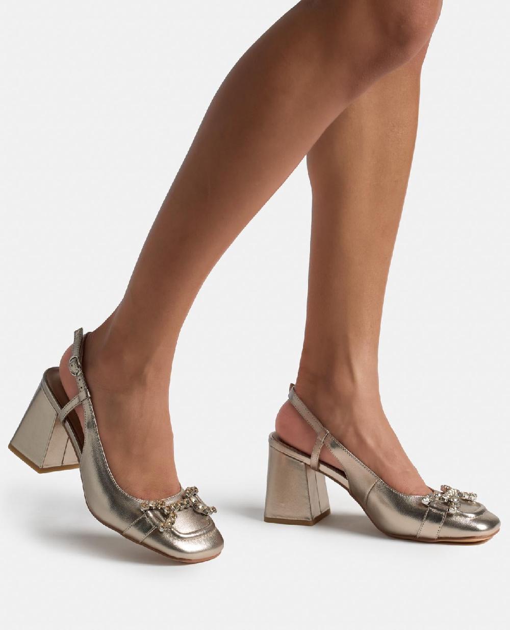 Alma en pena ZAPATO TACÓN DESTALONADO ESTRIBO Última moda