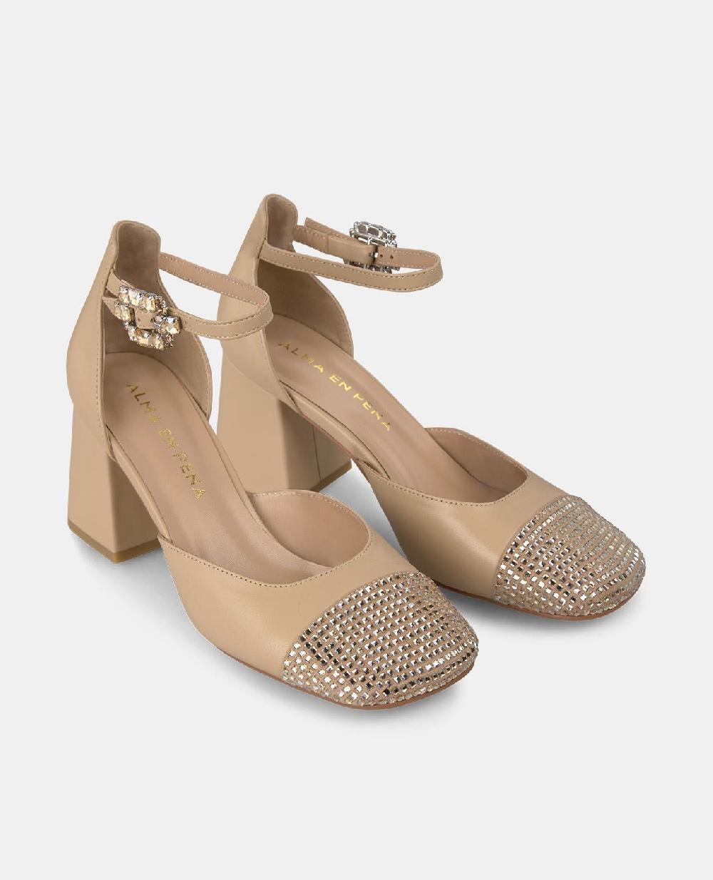 Alma en pena ZAPATO TACÓN HEBILLA JOYA Grandes ahorros