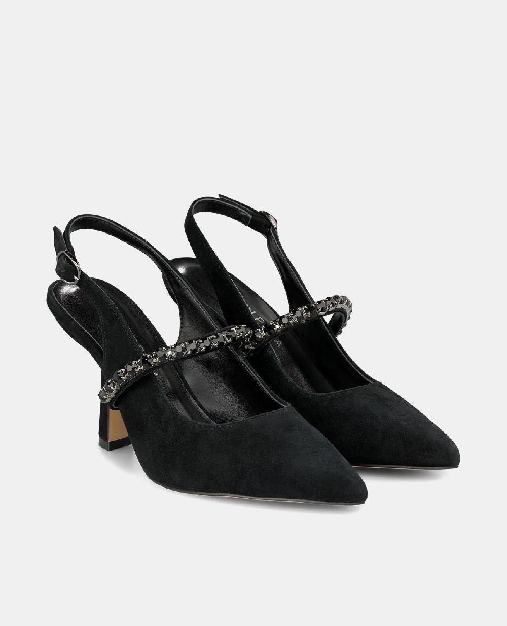 Alma en pena ZAPATO TACÓN TIRA PEDRERÍA Envío gratis