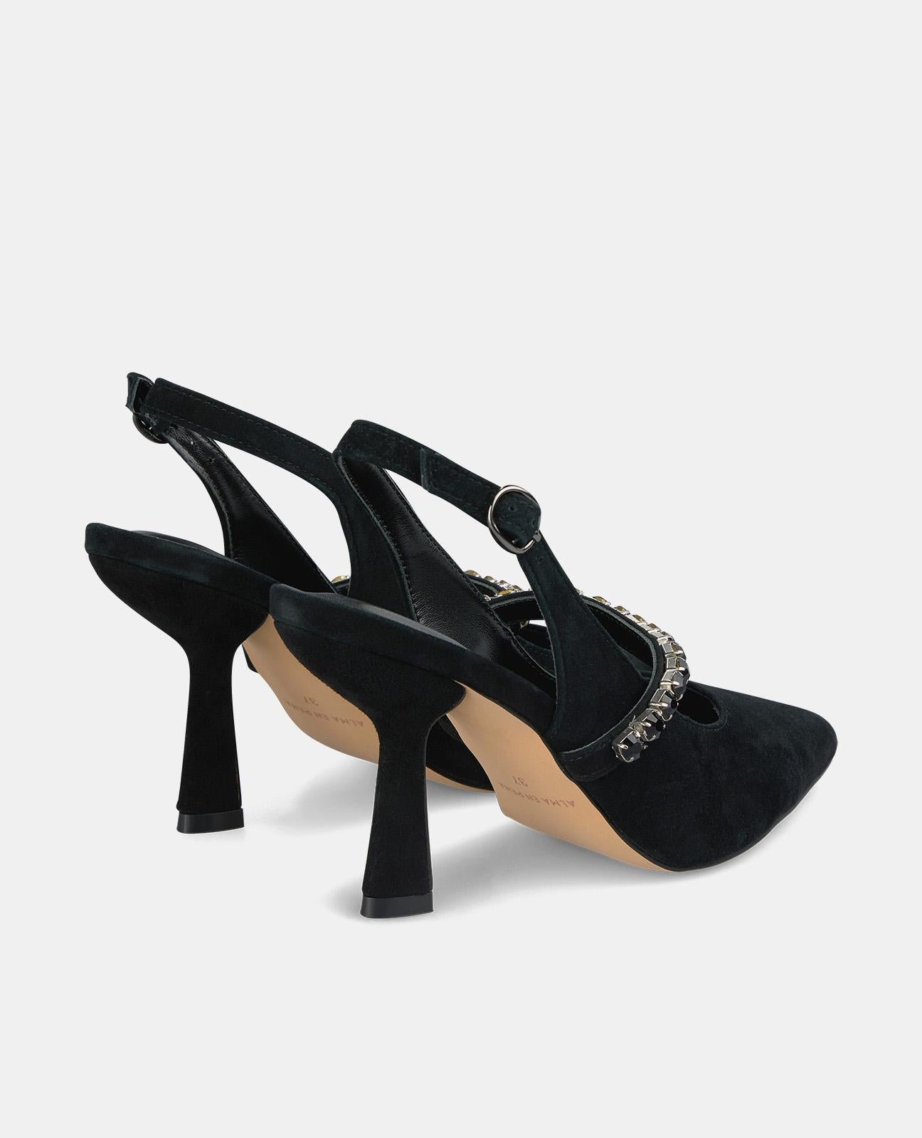 Alma en pena ZAPATO TACÓN TIRA PEDRERÍA Envío gratis