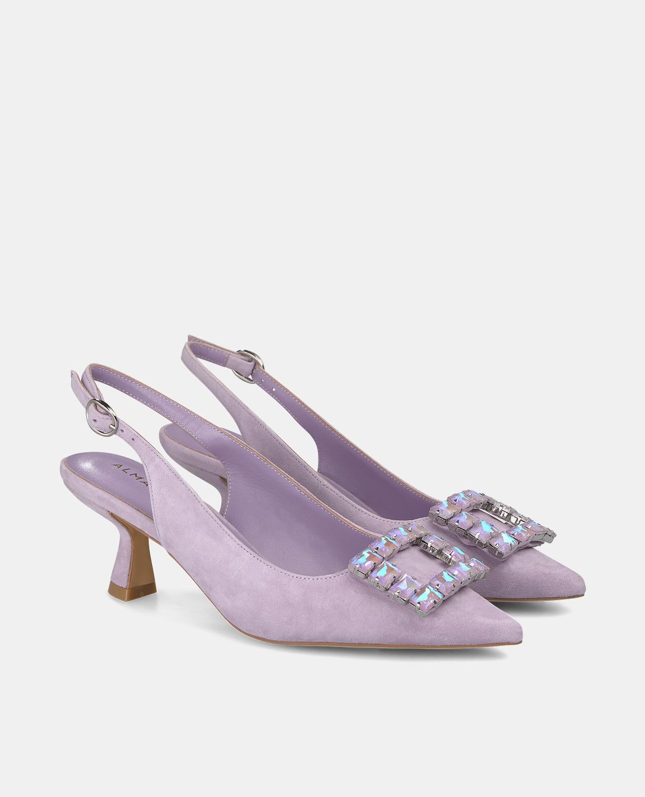 Alma en pena ZAPATO TACÓN ADORNO CUADRADO Precios de Black Friday