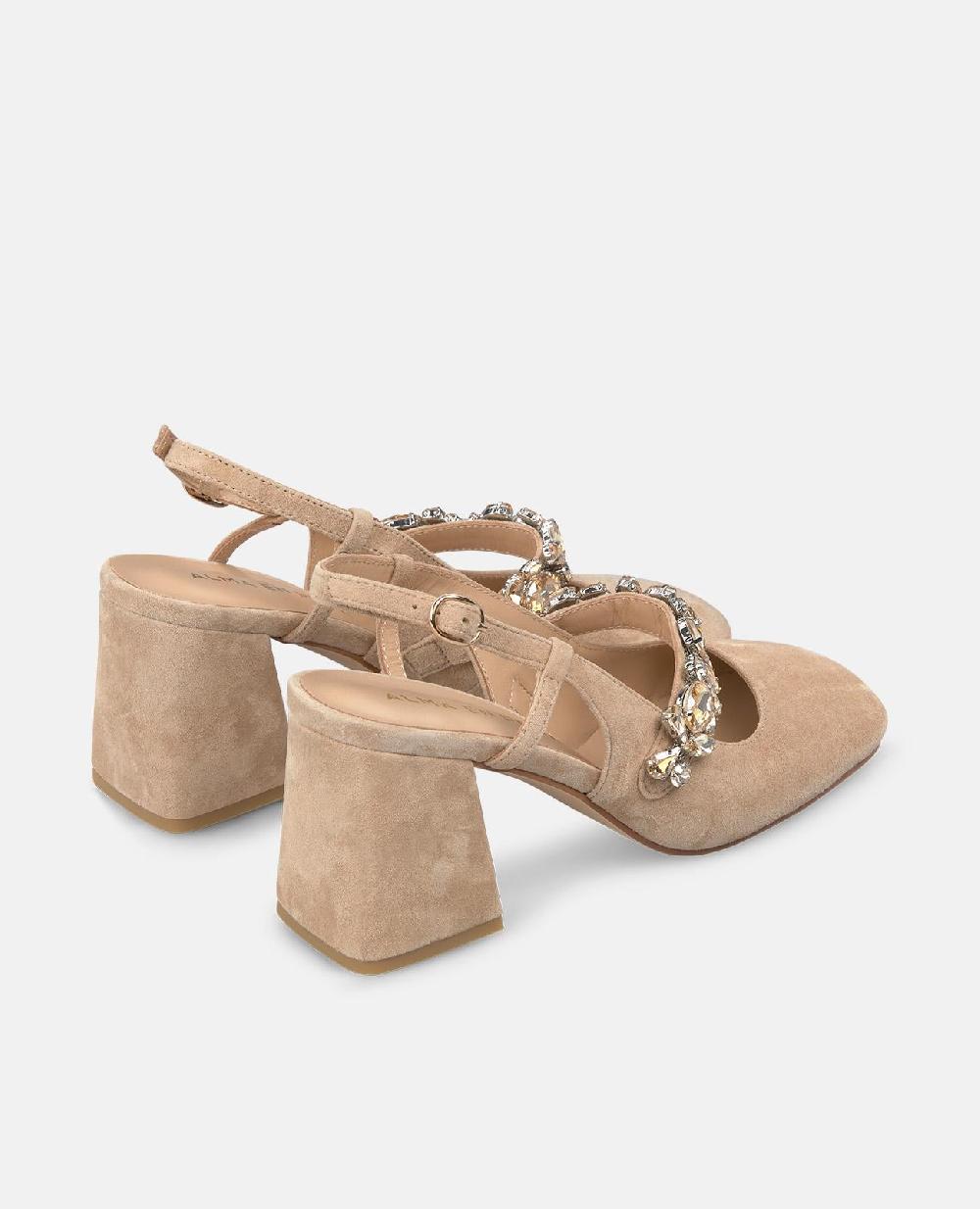Alma en pena ZAPATO TACÓN TIRA DETALLE PEDRERÍA Rebajas de fin de temporada