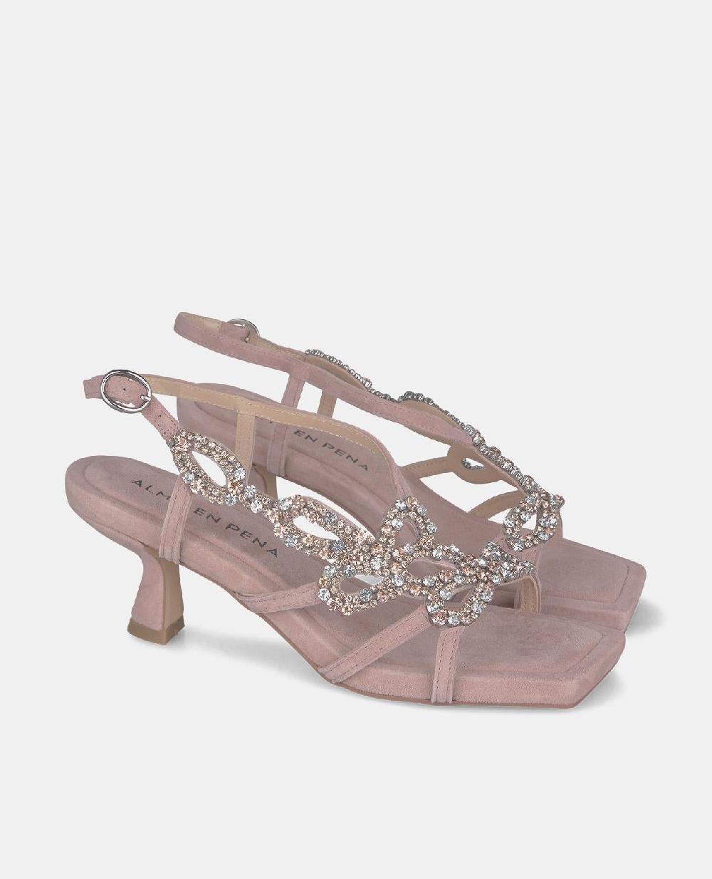 Alma en pena SANDALIA TACÓN BAJO DETALLE Rebajas baratas