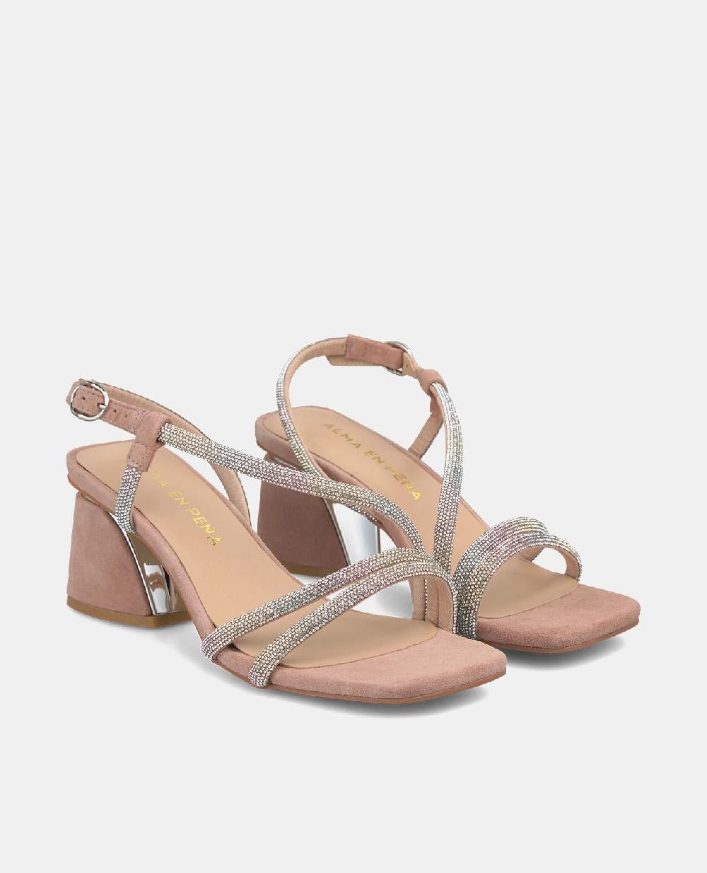 Alma en pena SANDALIA TIRAS TACÓN CUADRADO Mejor oferta