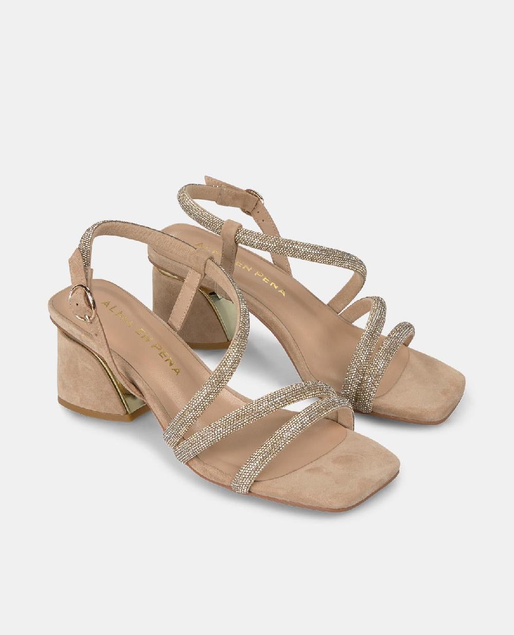 Alma en pena SANDALIA TACÓN ANCHO Oferta especial