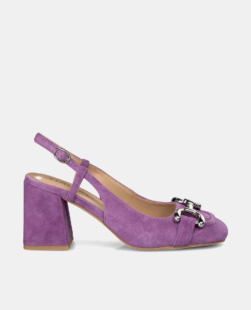 Alma en pena ZAPATO TACÓN CUADRADO HEBILLA