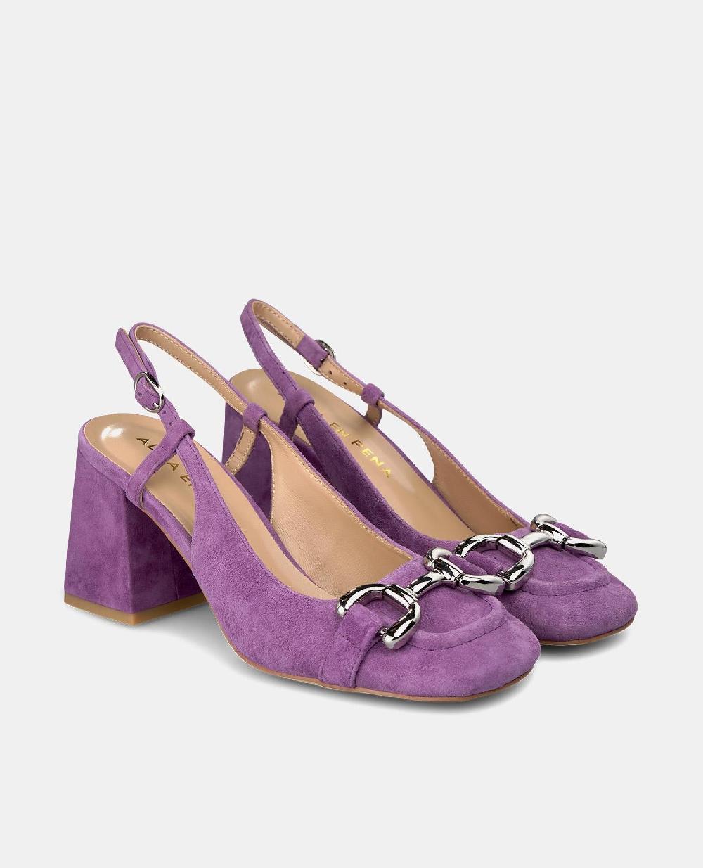 Alma en pena ZAPATO TACÓN CUADRADO HEBILLA En oferta