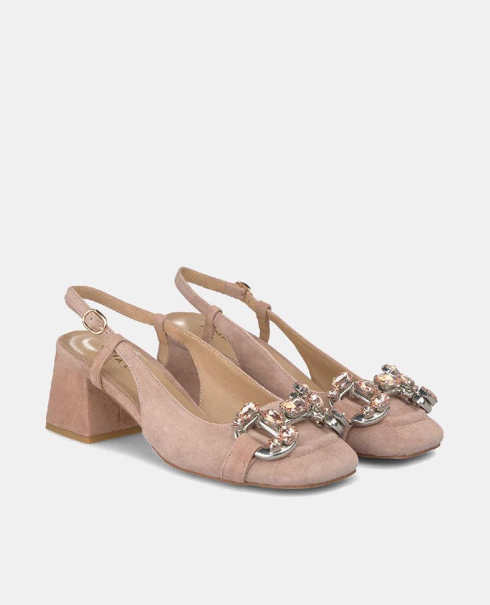 Alma en pena ZAPATO TACÓN CON DETALLE PEDRERÍA Ofertas de temporada