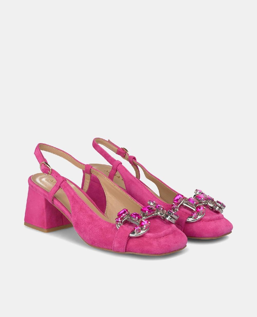 Alma en pena ZAPATO TACÓN CON DETALLE PEDRERÍA Ofertas especiales