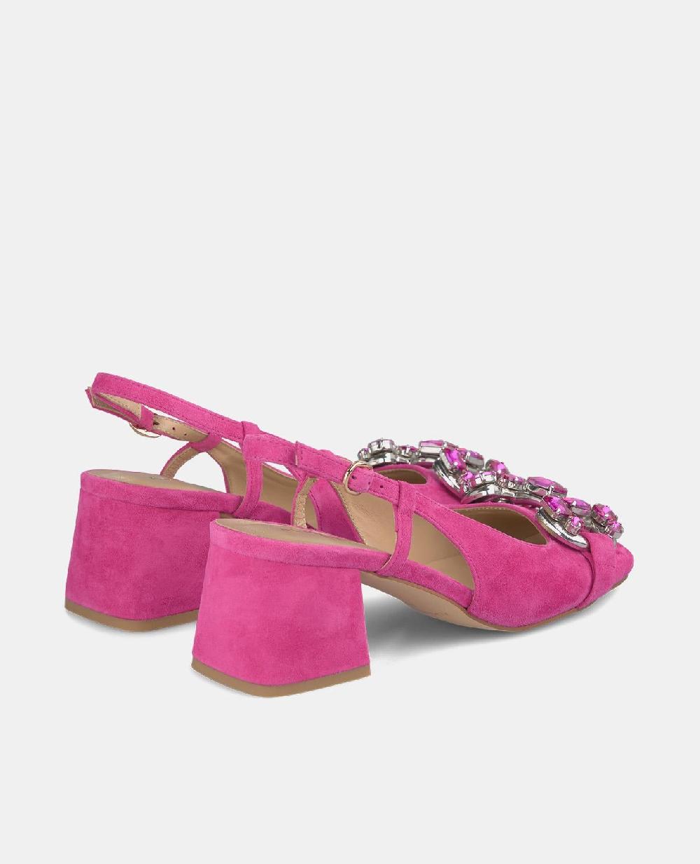 Alma en pena ZAPATO TACÓN CON DETALLE PEDRERÍA Ofertas especiales