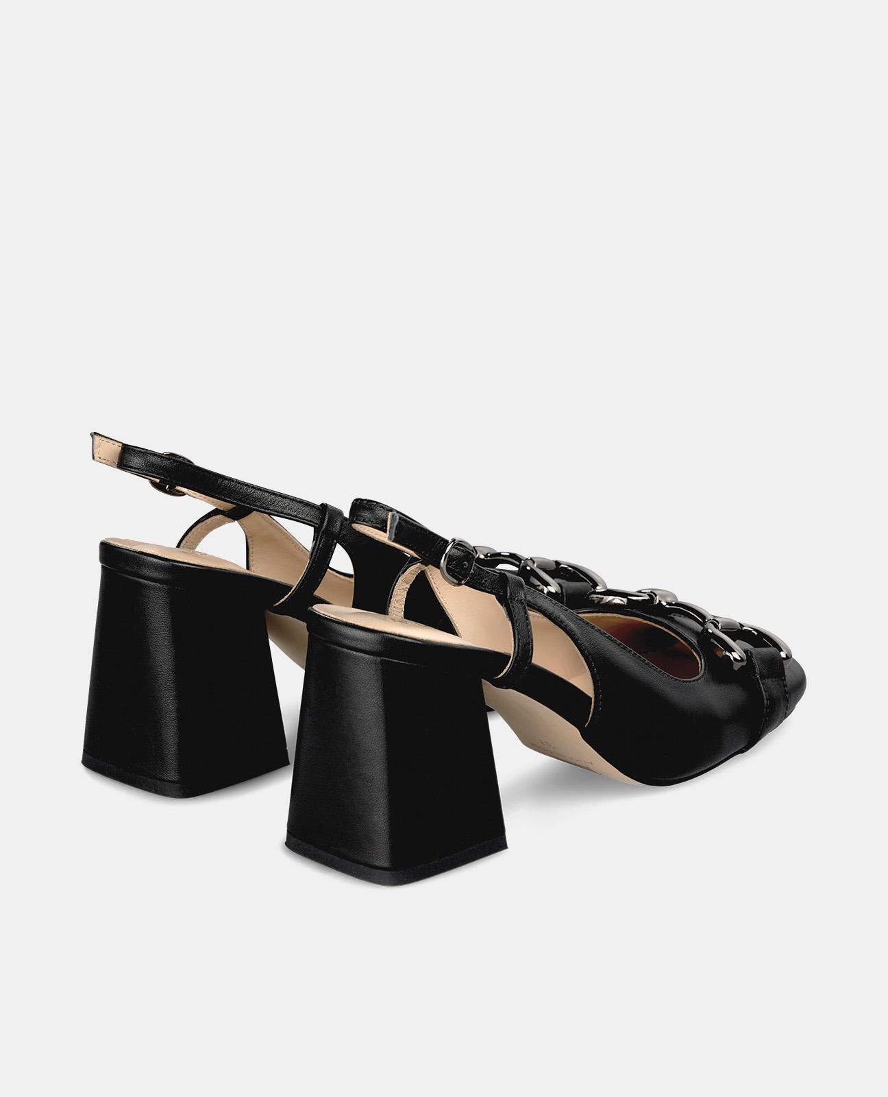 Alma en pena ZAPATO TACÓN CUADRADO HEBILLA 2025