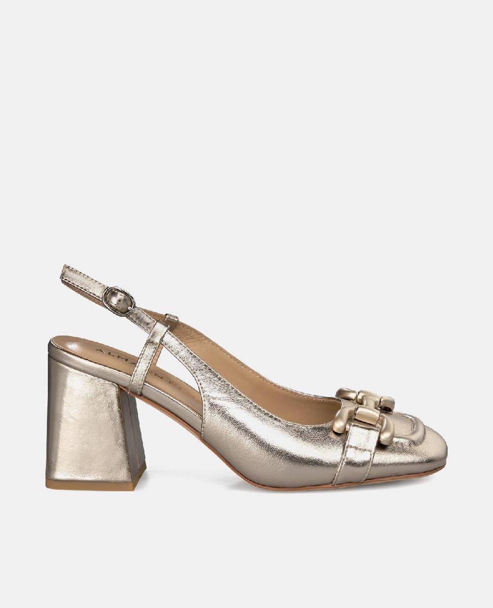 Alma en pena ZAPATO TACÓN CUADRADO HEBILLA