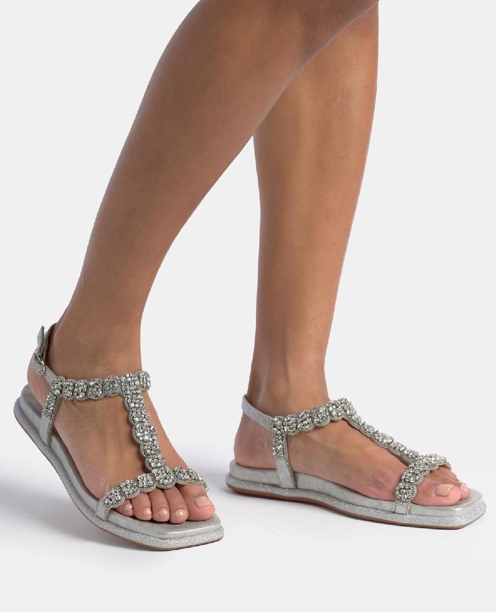 Alma en pena SANDALIA PLANA DETALLES JOYA Rebajas online