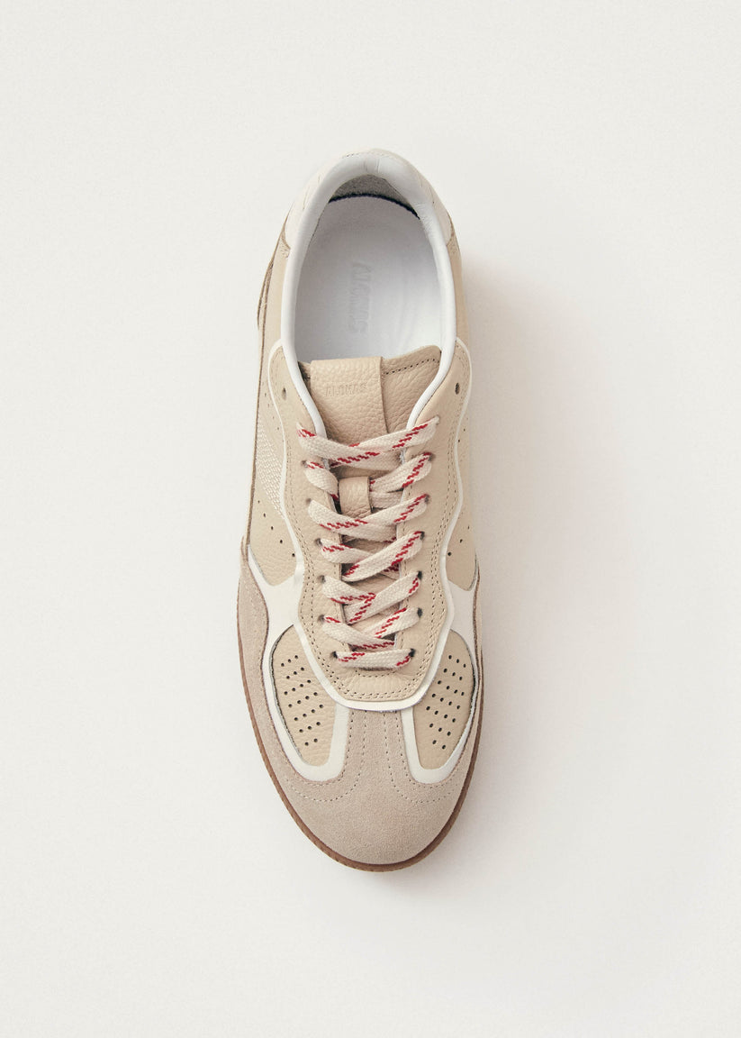 Alohas Tb.490 Rife Zapatillas de Cuero Color Crema En oferta