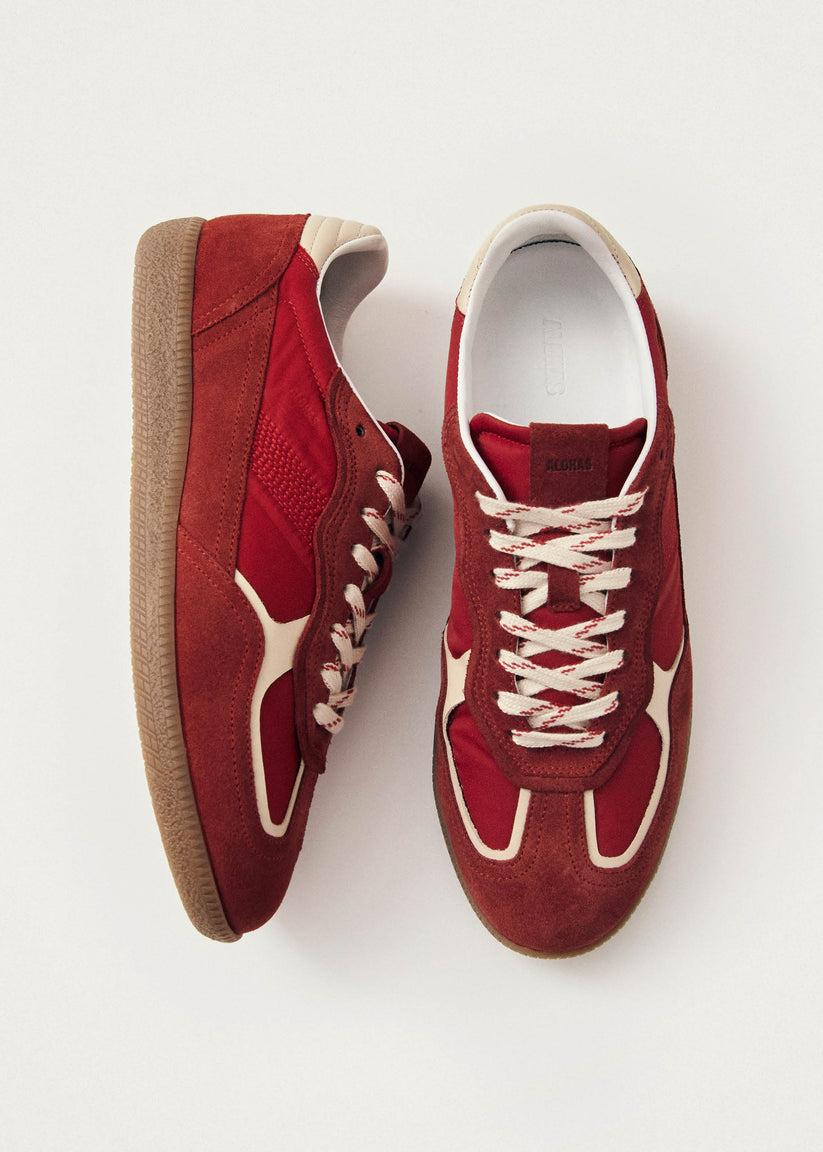 Alohas Tb.490 Rife Zapatillas de Cuero Rojo Brillante Última moda