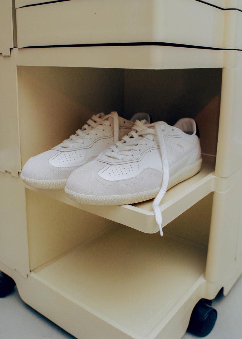 Alohas Tb.490 Zapatillas de Piel Blancas y Negras Rebajas de fin de temporada